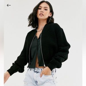 ASOS Knitted Bomber Jacket